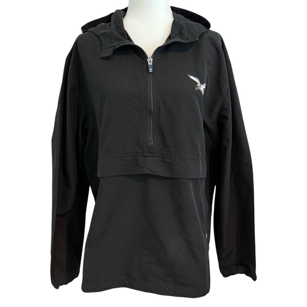 Cutter & Buck Black Utility Jacket with Eagle Detail